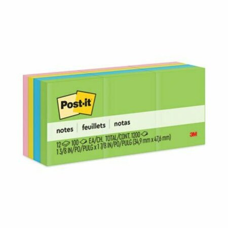 3M Post-it Notes, Mini, 1-1/2inx2in, 12PK 653AU